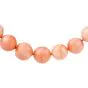 Estate 14K Gold Coral 15 mm Graduated Bead Necklace