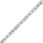 Classic 8.74cts Diamond 18K White Gold Tennis Line Bracelet 