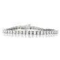 Classic Sparkle 5.10ct Round Cut Diamond White Gold Tennis Bracelet 