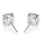 1.44 Carats Diamond 14K White Gold Studs Earrings