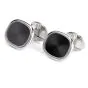 Patek Philippe Vintage Ellipse Gray 18k White Gold Cufflinks 