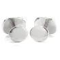 Patek Philippe Vintage Ellipse Gray 18k White Gold Cufflinks 