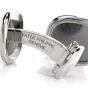 Patek Philippe Vintage Ellipse Gray 18k White Gold Cufflinks 