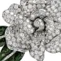 Cartier Paris Vintage 12.00ct Diamond Platinum Moveable Flower Pin