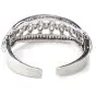 Vintage 16.95ct Marquise Diamond Platinum Gold Cuff Bangle Bracelet