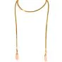 Vintage Coral 18K Gold Convertible Drop Necklace Earring Jackets