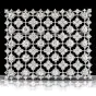 Mario Buccellati Vintage Diamond Window of Snowflakes Platinum Brooch