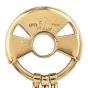 Vintage Gucci Italy 18K Gold Designer Three Hook Key Holder