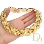 Vintage Italian Wide 18K Criss Cross Choker Necklace