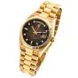Rolex President Brown Diamond Dial Gold Watch Ref 18038