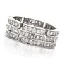 CARTIER  Diamond 18K Maillon Panthère Open Link Unisex Band Ring