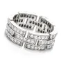 CARTIER  Diamond 18K Maillon Panthère Open Link Unisex Band Ring