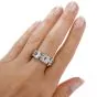 CARTIER  Diamond 18K Maillon Panthère Open Link Unisex Band Ring