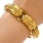 Vintage Authentic Marlene Stowe 18K Gold Nautical Link Bracelet