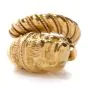 Antique Greek Zolotas 22K Bypass RIng