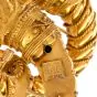Vintage Zolatos Greek 22K Large Clip On Earrings