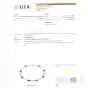 GIA Diamond Burma Sapphire Platinum Bracelet Necklace Set-Dover Jewelry