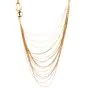 Gucci Vintage Multi Strand 18 Karat Yellow Gold Long Lariat Necklace 