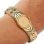 Bvlgari Parentesi  Diamond 18K Gold Cuff Bangle Ladies Watch