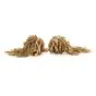 Vintage 18k Gold Tassel Green Onyx Clipon Earrings