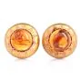 Buccellati Amber 18K Gold Marci Collection Earrings