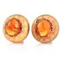Buccellati Amber 18K Gold Marci Collection Earrings