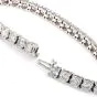 Estate 12.50 Round Diamond Tennis Gold Bracelet