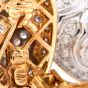   Estate Diamond Platinum 18k Gold Hoop Clip Earrings