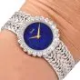Piaget Diamond 18K Gold Lapis Mechanical Wrist Watch 