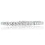 Modern 12.48 Diamond 18K White Gold Classic Tennis Line Bracelet