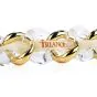 Seaman Schepps Rock Crystal 18K Gold Large Link Bracelet-Dover Jewelry