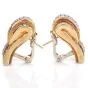 C. Krypell Diamond Sapphire 18K Gold Earrings
