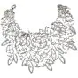 Stefan Hafner 27.70cts Diamond Lace 18k White Gold Necklace