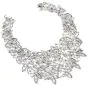 Stefan Hafner 27.70cts Diamond Lace 18k White Gold Necklace
