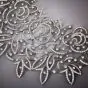 Stefan Hafner 27.70cts Diamond Lace 18k White Gold Necklace