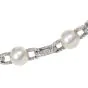 Estate 22.00 carats Diamond Southsea Pearl 18K Gold  Link Necklace
