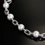 Estate 22.00 carats Diamond Southsea Pearl 18K Gold  Link Necklace