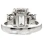 GIA 5.47cts Diamond I-VVS2 Engagement Diamond Three stone Ring