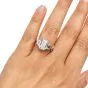 GIA 5.47cts Diamond I-VVS2 Engagement Diamond Three stone Ring