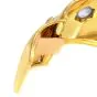 Buccellati Vintage Cabochon Blue Sapphire 18K Gold Cuff Bracelet