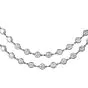 18.15 carats Diamond by the Yard Platinum 41 Inches Long Chain Necklace 