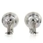  Estate 15mm South Sea Pearl 0.95cts Diamond White Gold Classic Clip On Earrings