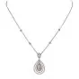 3.76cts GIA Natural Light Pink Platinum18k Diamond Necklace Pendant