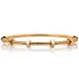 Ecrou de Cartier 18K Gold Bolts Bangle Bracelet Size 19-Dover Jewelry