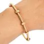 Ecrou de Cartier 18K Gold Bolts Bangle Bracelet Size 19-Dover Jewelry