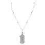 Antique Art Deco Diamond Emerald Platinum Bow Brooch Pendant Necklace 