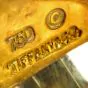 Tiffany & Co. Angela Cummings Mother of Pearl 18K Yellow Gold Vintage Allure Bangle Bracelet