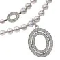 Modern Ivanka Trump Diamond  Pearl 18K Gold Pendant 66'' Long Strand Necklace