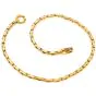 Vintage Cartier Agrafe 18K Yellow Gold Link Chain Necklace