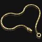Vintage Cartier Agrafe 18K Yellow Gold Link Chain Necklace